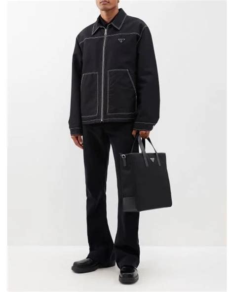 prada canvas jacket dupe